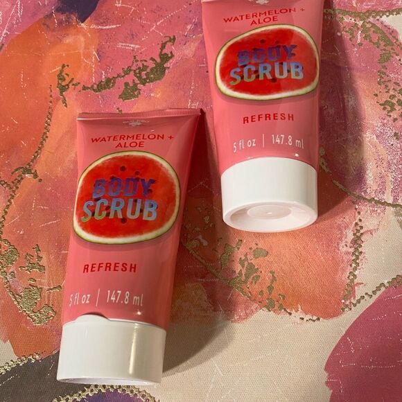 🍄Bolero Beverly Hills  lot of 2 Watermelon + Aloe Body Scrub Refresh 5 FLOZ🎉🎊 - Picture 3 of 10